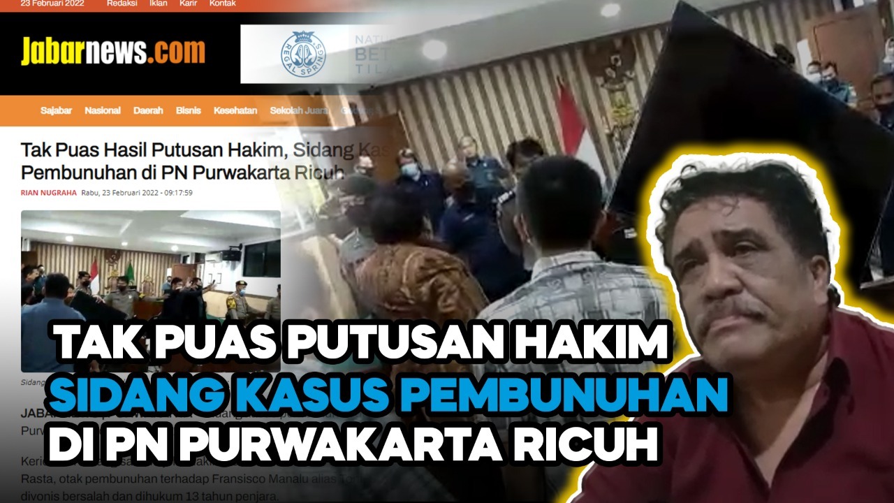 Video Sidang Kasus Pembunuhan Berlangsung Ricuh Keluarga Korban