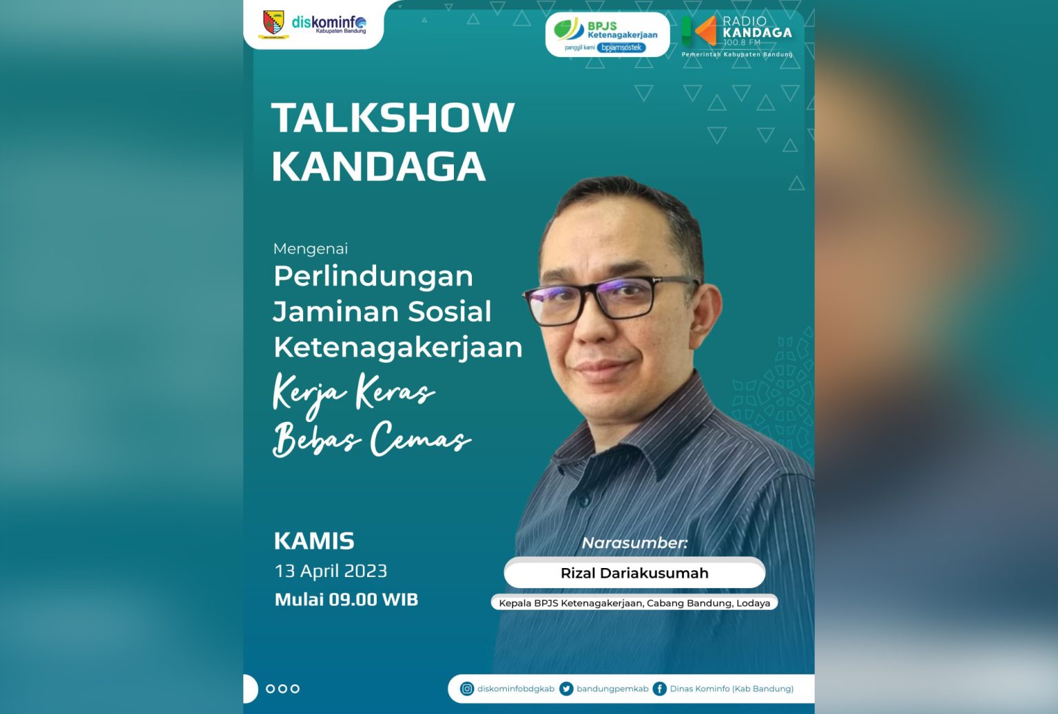 Gelar Talk Show Kerja Keras Bebas Cemas BPJAMSOSTEK Bandung Lodaya