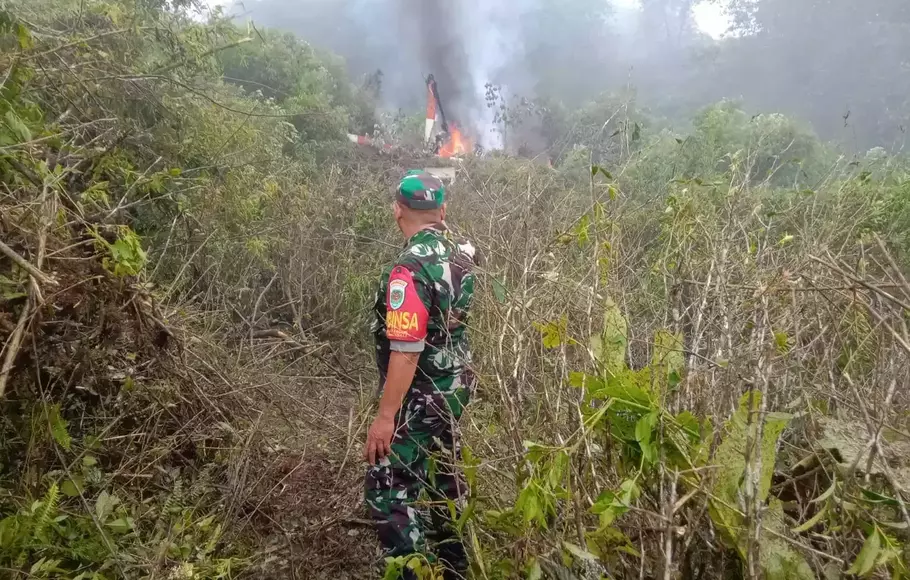 Kronologi Jatuhnya Helikopter Milik TNI AD Di Area Perkebunan Teh