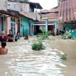 Kampung Semut kawasan paling terdampak banjir di Kota Tebing Tinggi. (ahmad).