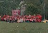 Foto bersama peserta dan panitia pelatihan panjat tebing di Gunung Parang Purwakarta (Foto: Dok Sekolah Panjat Tebing Merah Putih regional Purwakarta)