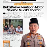 Polda Metro Depok Buka Posko Penitipan Motor Selama Mudik Lebaran