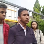 Perwakilan siswa SMAN 21 Bandung mendatangi kantor PT GTI