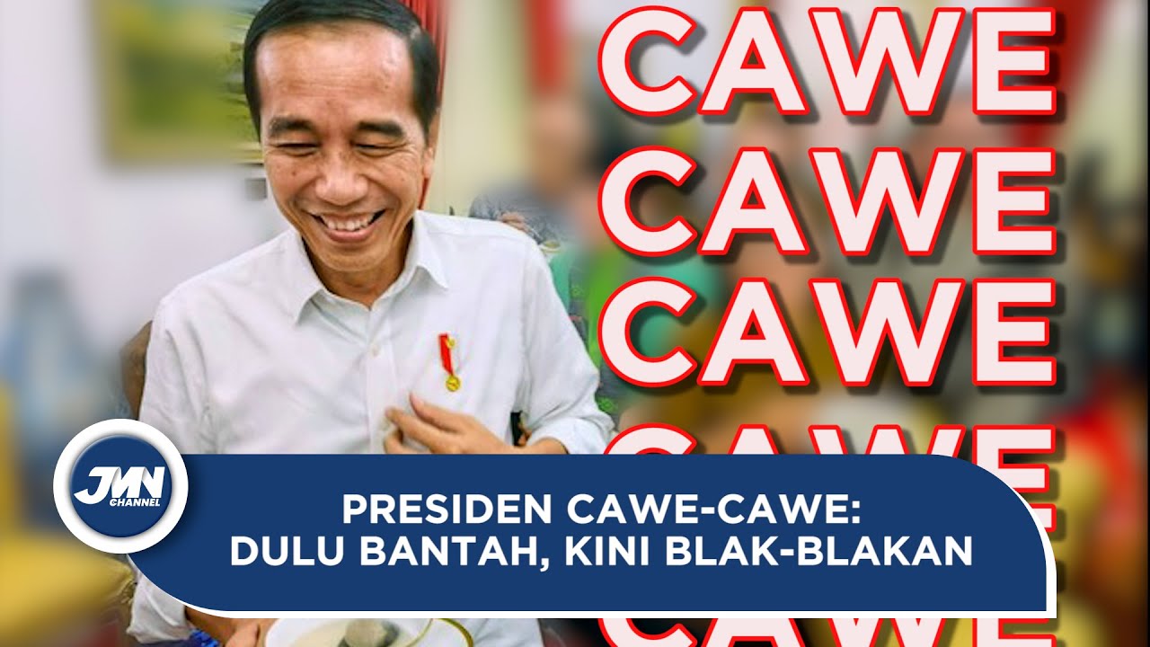 VIDEO: Perubahan Pikiran Presiden Jokowi, Dulu Membantah, Kini Blak ...