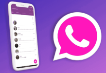 Aplikasi whatsapp pink