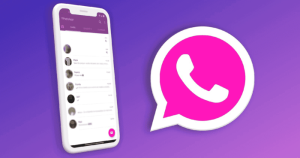 Aplikasi whatsapp pink