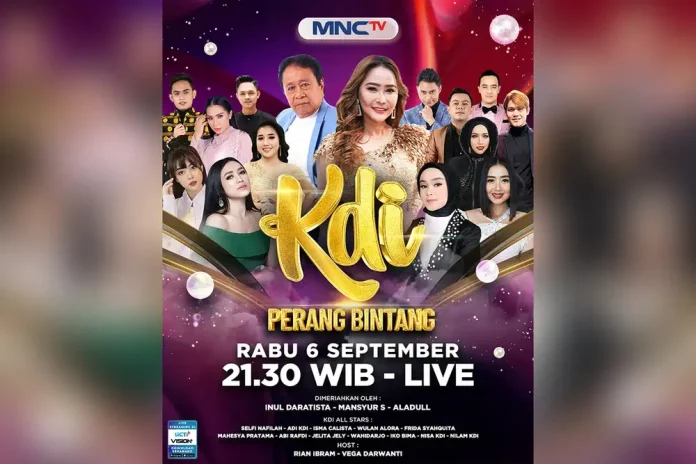 Flyer konser KDI Perang Bintang