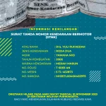 Informasi Kehilangan STNK