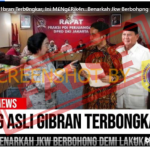 Foto yang diduga hasil editan memperlihatkan pertemuan Megawati dengan Presiden Jokowi (1)