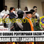 Hasil screenshot tayangan video terkait gudang ijazah palsu Gibran