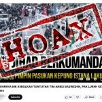 Tangkapan layar video di YouTube yang mengklaim bahwa MK sudah mengabulkan tuntutan Tim Anies Baswedan