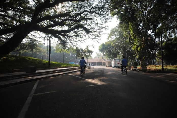 Terasa Sejuk, tenang & Asri, Jumat Tanpa Mobil di Balai Kota Bandung