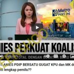 Ilustrasi berita hoaks Anies dan PDIP bersatu gugat KPU dan MK