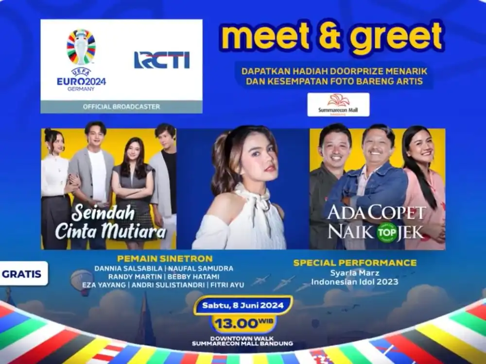 Flyer Meet & Greet Sinetron RCTI di Bandung