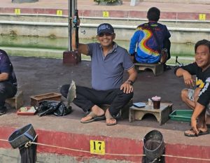 Mr Semprul mancing bersama wartawan hukum.bandung