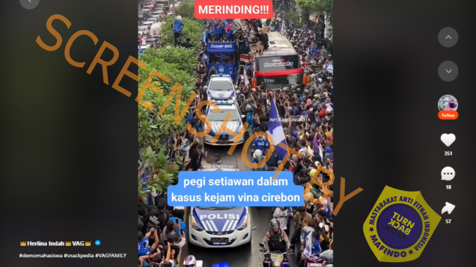 Ilustrasi berita hoaks kasus pembunuhan Vina di Cirebon