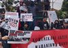 Aksi Aktivis Bandung Tolak Intervensi Sidang Penipuan dan Penggelapan Terdakwa Adetya