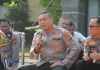 Kapolres Purwakarta, AKBP Lilik Ardiansyah saat memberikan arahan kepada anggota. (Foto Dok Polres Purwakarta)