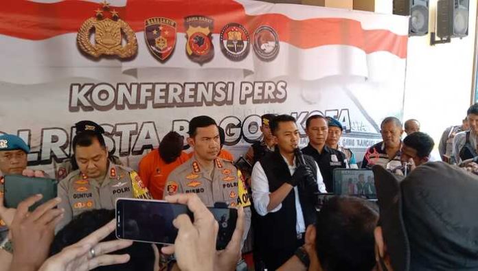 Konferensi pers di Polresta Bogor Kota (1)