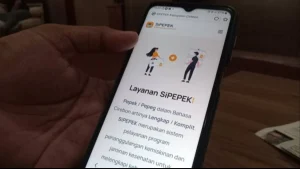 Tampilan aplikasi SiPepek milik Pemkab Cirebon