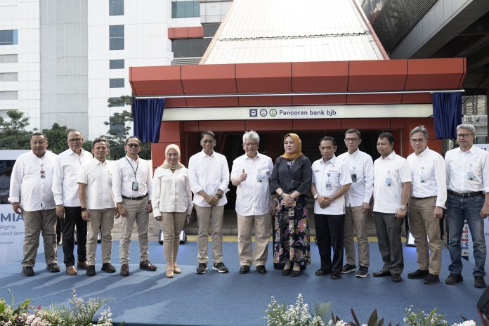 bank bjb dan KAI Resmi Kolaborasi: Stasiun LRT Jabodebek Pancoran Kini Bernama ‘Pancoran bank bjb’