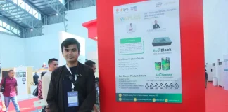 CEO Conplas, Amrul Ikhsan, saat mengikuti Indonesia Research and Innovation Expo (INARI Expo) 2024