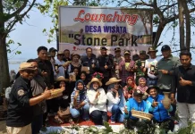 Lauching objek wisata Stone Park Pasir Kole Sukasari, Kabupaten Purwakarta. (Foto: Gin/Jabarnews)