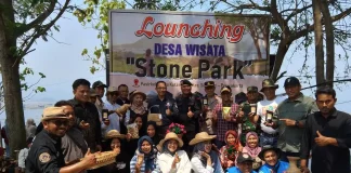 Lauching objek wisata Stone Park Pasir Kole Sukasari, Kabupaten Purwakarta. (Foto: Gin/Jabarnews)