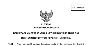 Putusan Mahkamah Konstitusi (MK) Republik Indonesia yang mengubah syarat pencalonan kepala daerah dan wakil kepala daerah pada Pilkada agar lebih adil