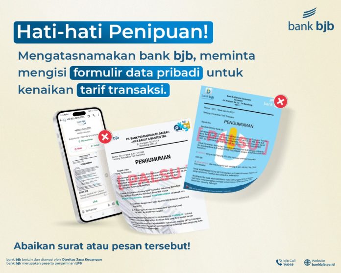 bank bjb Berikan Tips Aman : Atasi Maraknya Penipuan Digital