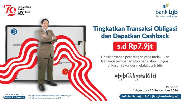 Meriahkan HUT RI dengan Keuntungan Besar dari Cashback Obligasi Bank BJB!