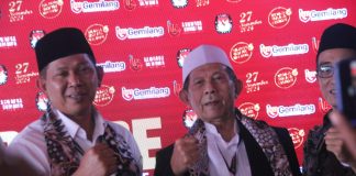 Aa Maulana saat deklarasi beberapa waktu lalu