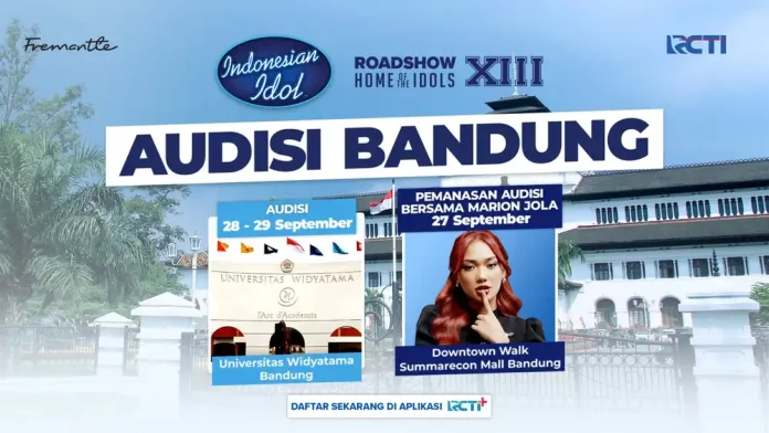 Flyer Audisi Indonesian Idol XIII, Siap Menemukan Bintang Baru di Bandung