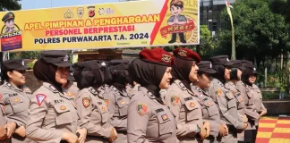 Polwan Polres Purwakarta (Foto: Dok. Polres Purwakarta)