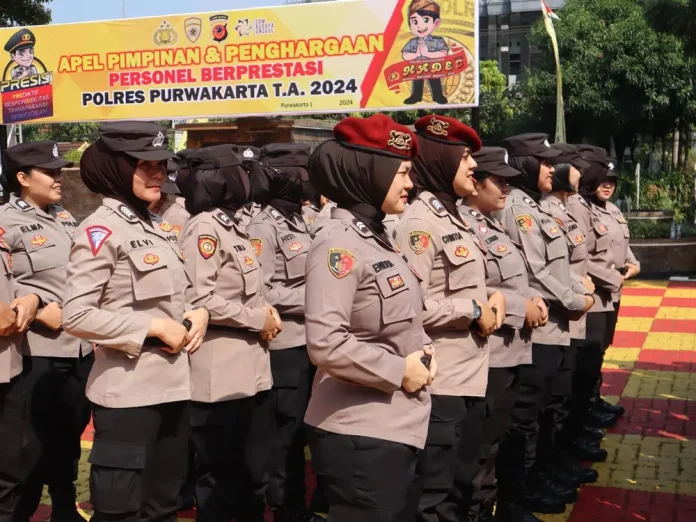 Polwan Polres Purwakarta (Foto: Dok. Polres Purwakarta)