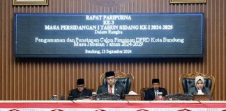 DPRD Kota Bandung Umumkan Calon Pimpinan Periode 2024-2029