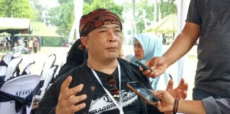 Mang Govar, panitia penyelenggara seni ketangkasan domba yang juga anggota DPRD Kabupaten Cianjur dari Fraksi PKB (Foto: Mamat Mulyadi/Jabarnews)