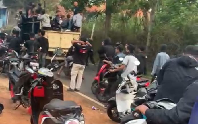 Tawuran Pelajar di Purwakarta