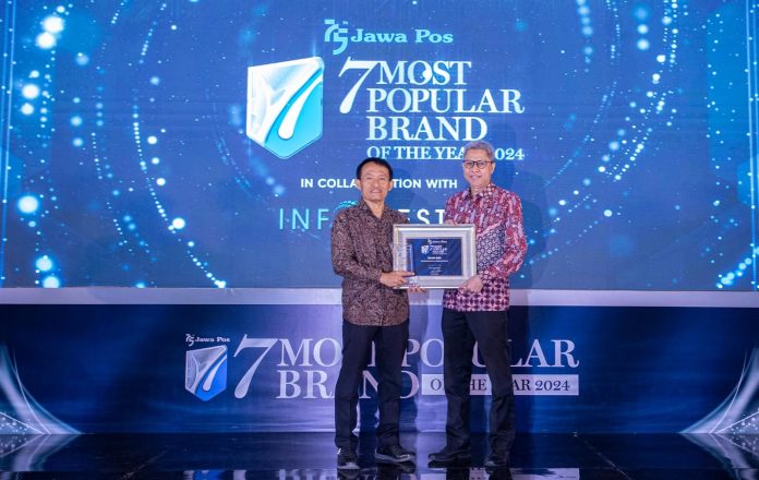 Jadi Brand Awareness Terkuat! bank bjb Raih Anugrah ‘7 Most Popular Brand Of The Year 2024’