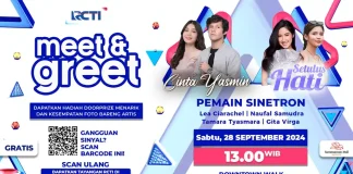 Flyer Meet & Greet sinetron RCTI Cinta Yasmin & Setulus Hati (Foto: RCTI)