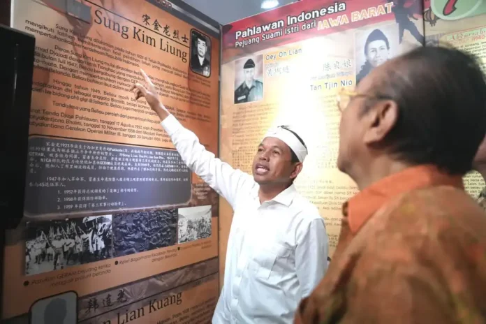 Calon gubernur Jabar Dedi Mulyadi saat saat bertemu Masyarakat Tionghoa Peduli Indonesia di Museum Kebudayaan Tionghoa, Kota Bandung (Foto: Ist)