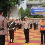 Apel gelar pasukan Operasi Zebra Lodaya 2024 di Polres Purwakarta. (Foto: Dok Humas Polres Purwakarta)