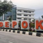 Salah satu taman di Kota Depok