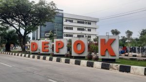 Salah satu taman di Kota Depok