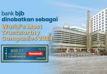 bank bjb Raih Penghargaan Prestisius sebagai World's Most Trustworthy Companies 202