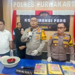 Ungkap kasus narkoba di Polres Purwakarta. (Foto: Gin/Jabarnews)