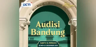 Flyer Audisi Miss Indonesia 2025 di Kota Bandung, kesempatan emas bagi para mojang Jawa Barat (Foto: RCTI)