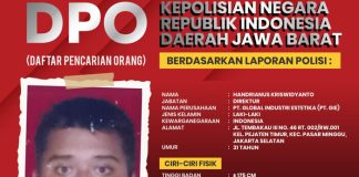 Handrianus Kriswidyanto ditetapkan masuk dalam DPO (1)