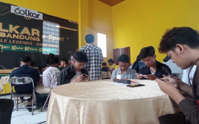 Golkar Jadi Pelopor Kompetisi E-sport MLBB untuk Anak Muda Kabupaten Bandung