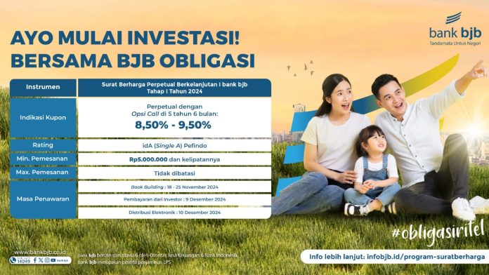 bank bjb Buka Peluang Investasi dengan Kupon Tinggi, Yuk Cuan Bareng!